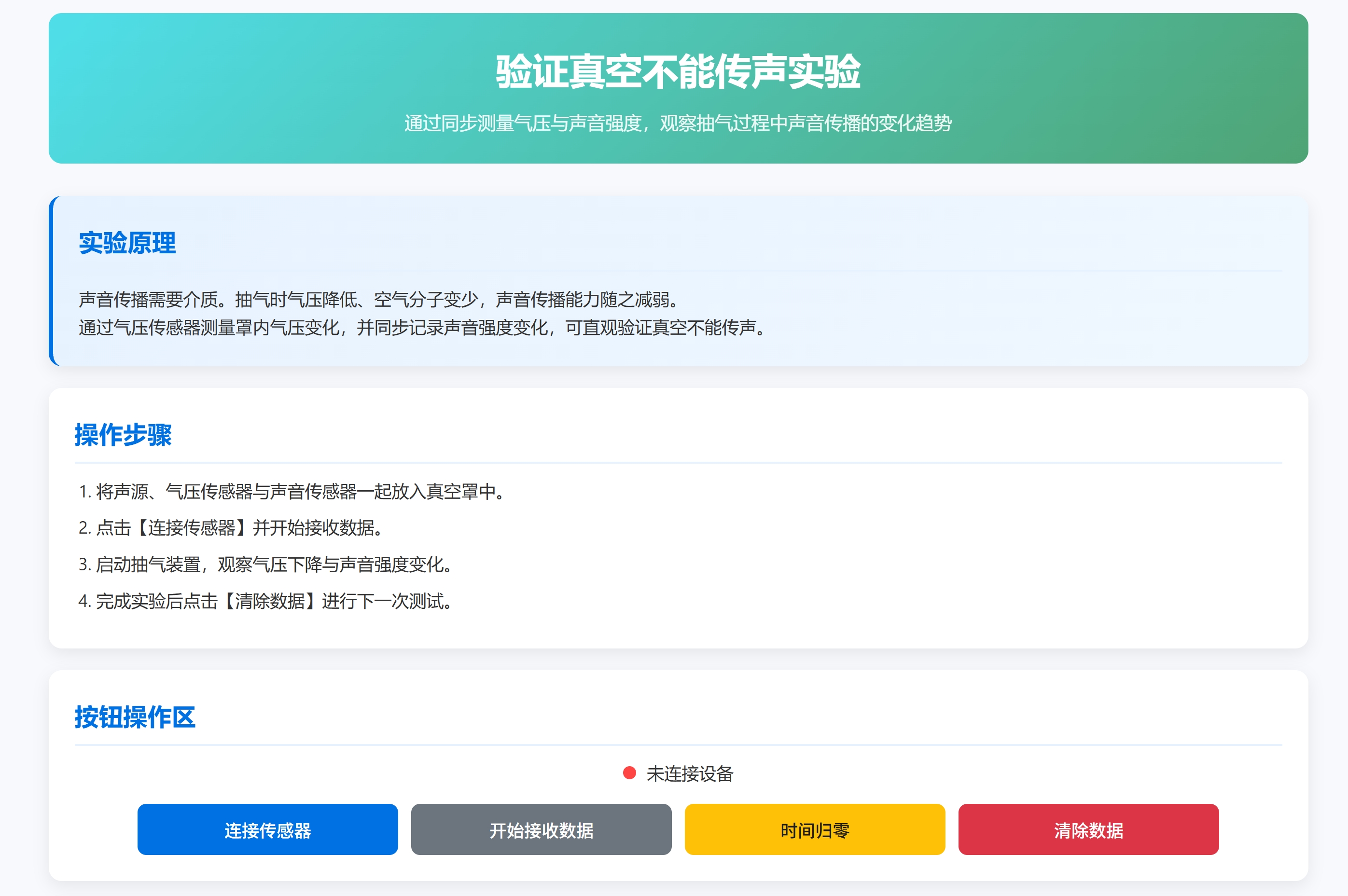 空罩声音传播验证实验