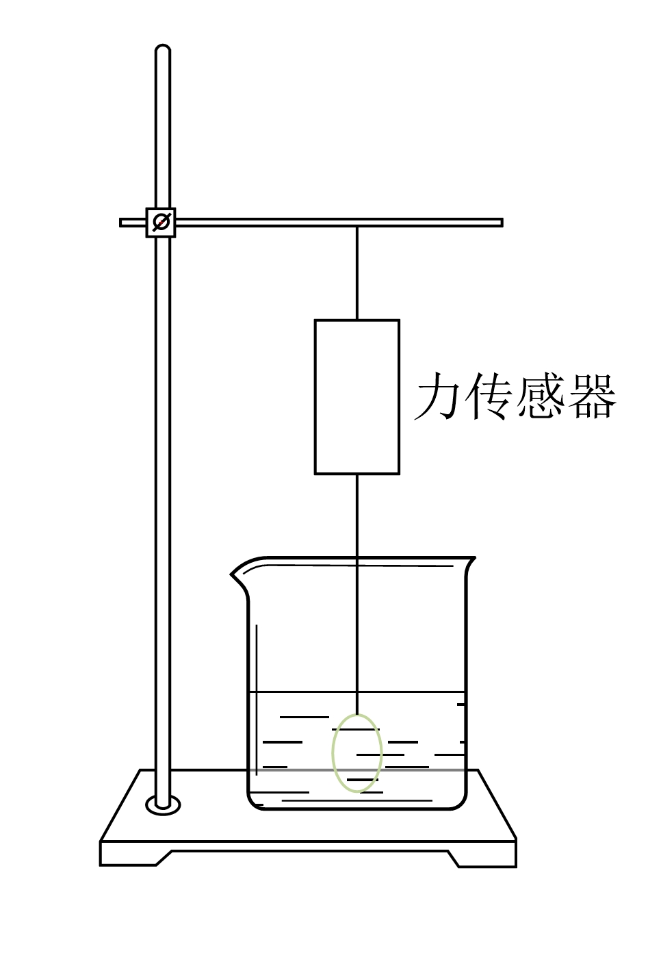 鸡蛋浮力验证实验装置